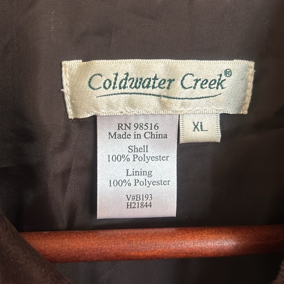 Women’s Brown Microsuede Jacket - Picture 4 of 6